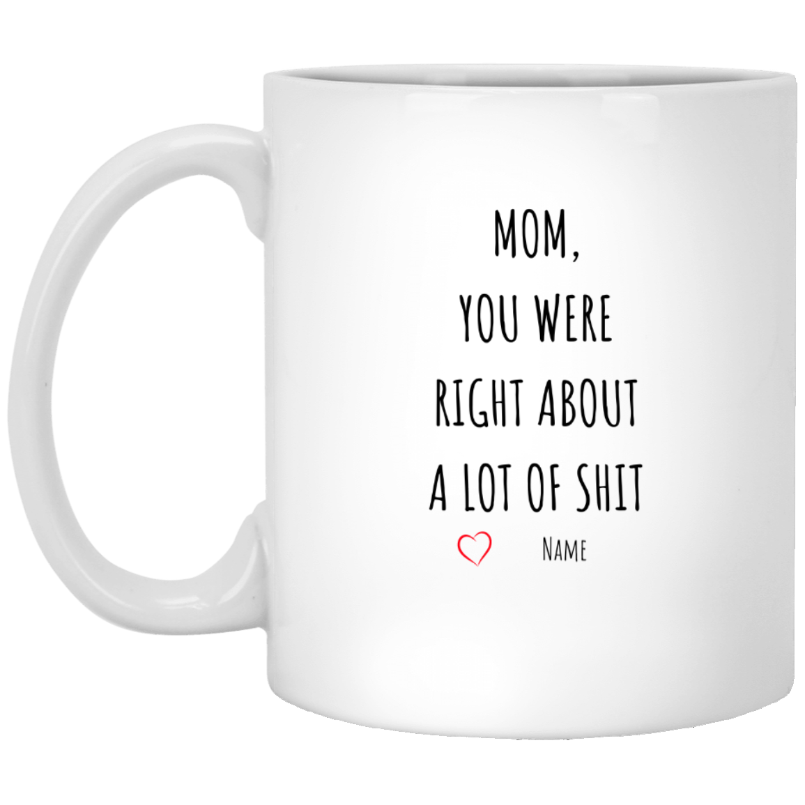 Gift For Mom--Personalized 11 oz. White Mug