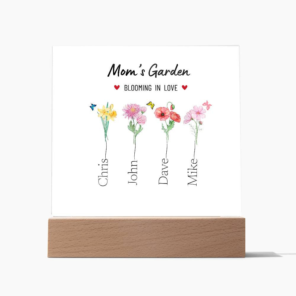 Mom's Garden I Acrylic Plaque