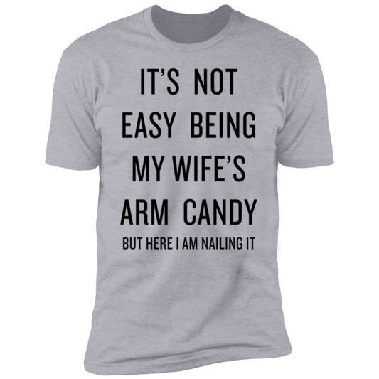 It's Not Easy- Grey Premium Short Sleeve T-Shirt