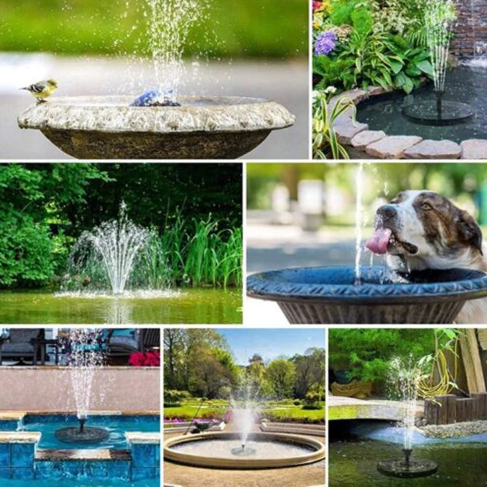 16cm Solar Fountain  Bird  Water Fountain