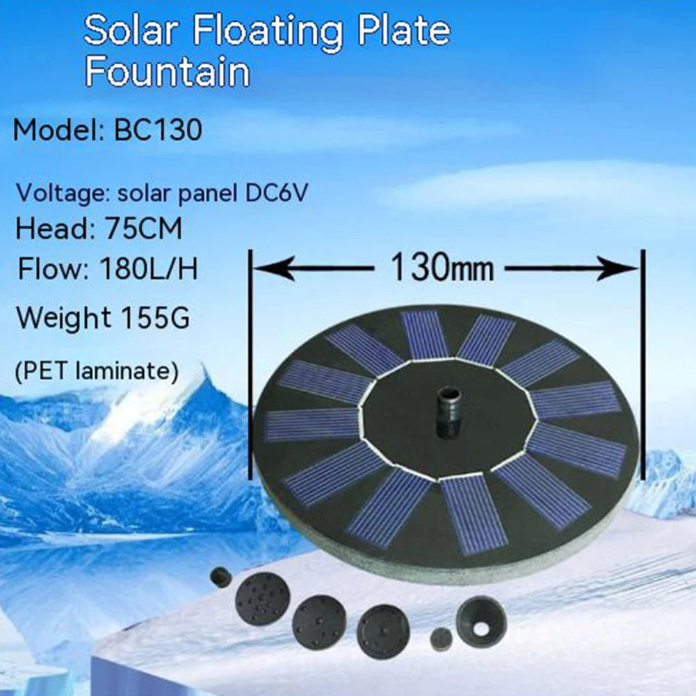 16cm Solar Fountain  Bird  Water Fountain