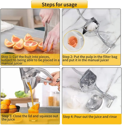 Hand Pressed Fruit Juicer