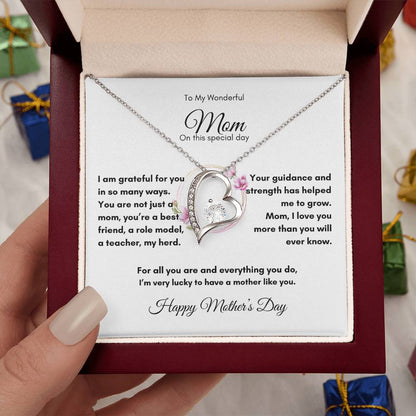 Gift For Mom I Forever Love Necklace I Mother's Day Gift