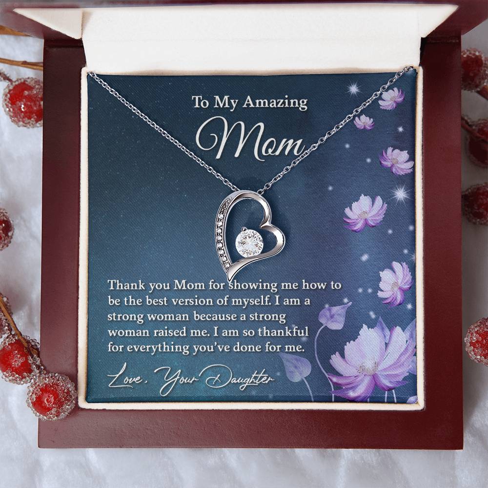 To My Amazing Mom | Forever Love Necklace I My Life, My Love Always