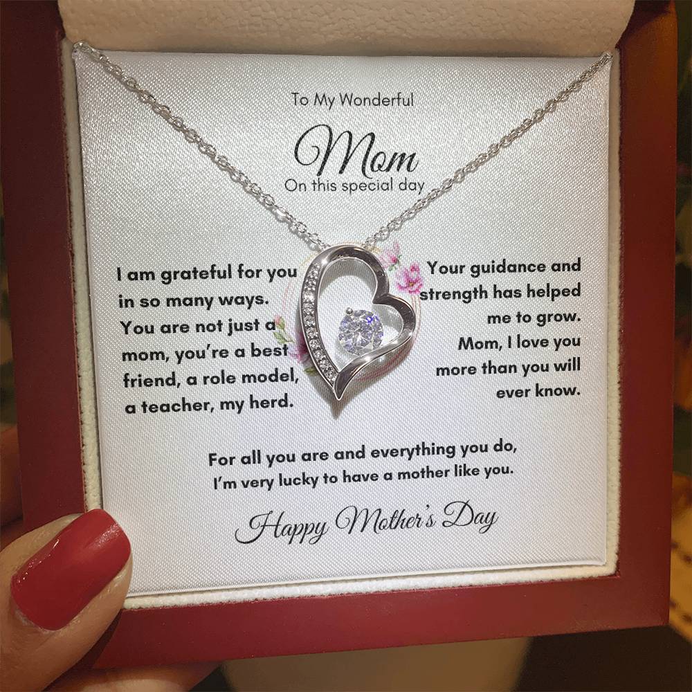 Gift For Mom I Forever Love Necklace I Mother's Day Gift