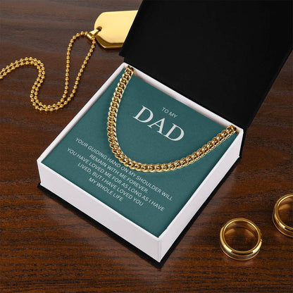 For Dad Gift | Cuban Link Necklace