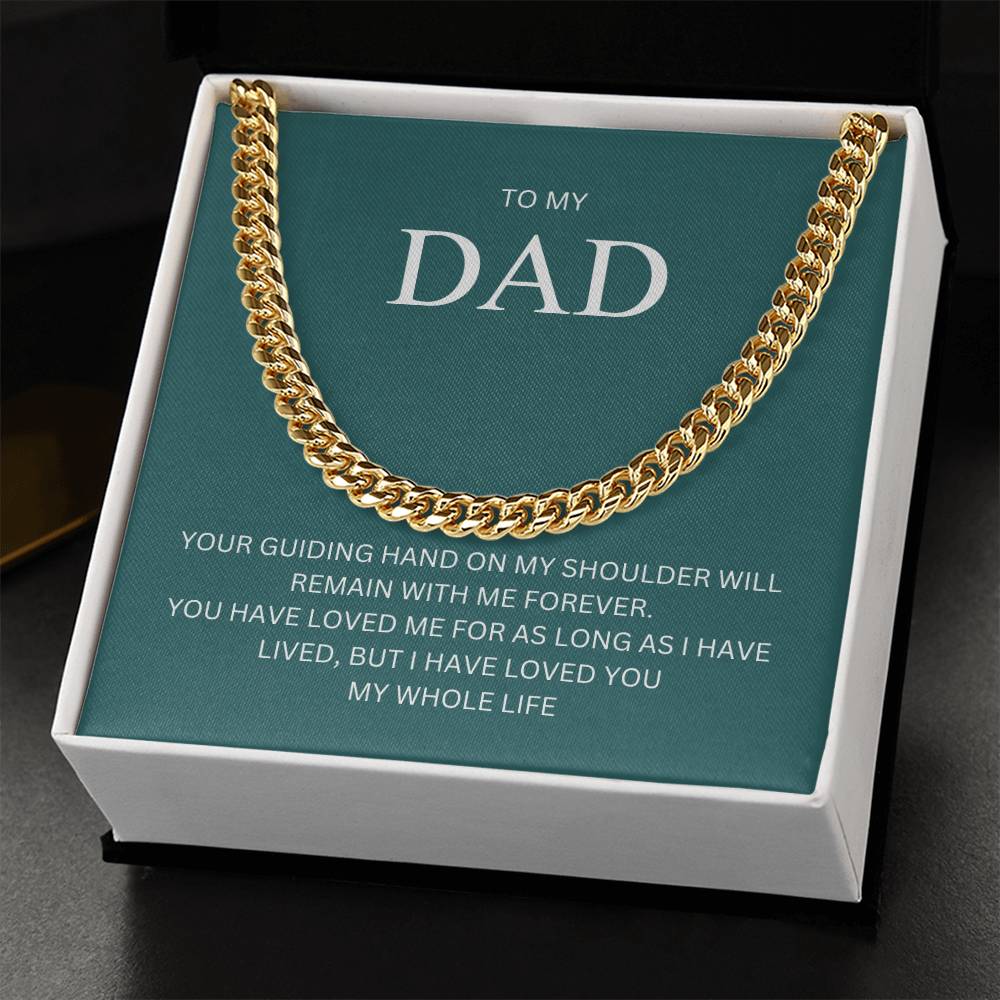 For Dad Gift | Cuban Link Necklace