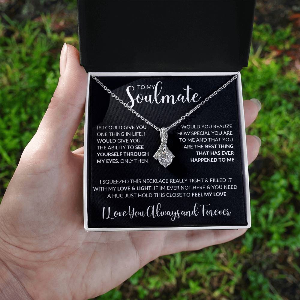 To My Soulmate | Alluring Beauty necklace I My Life, My Love Always