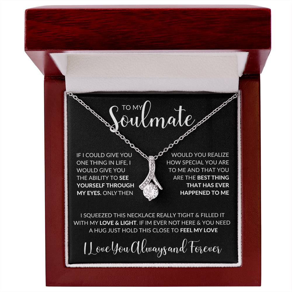 To My Soulmate | Alluring Beauty necklace I My Life, My Love Always