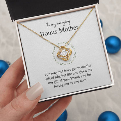 Bonus Mom I Love Knot Necklace