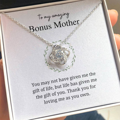 Bonus Mom I Love Knot Necklace