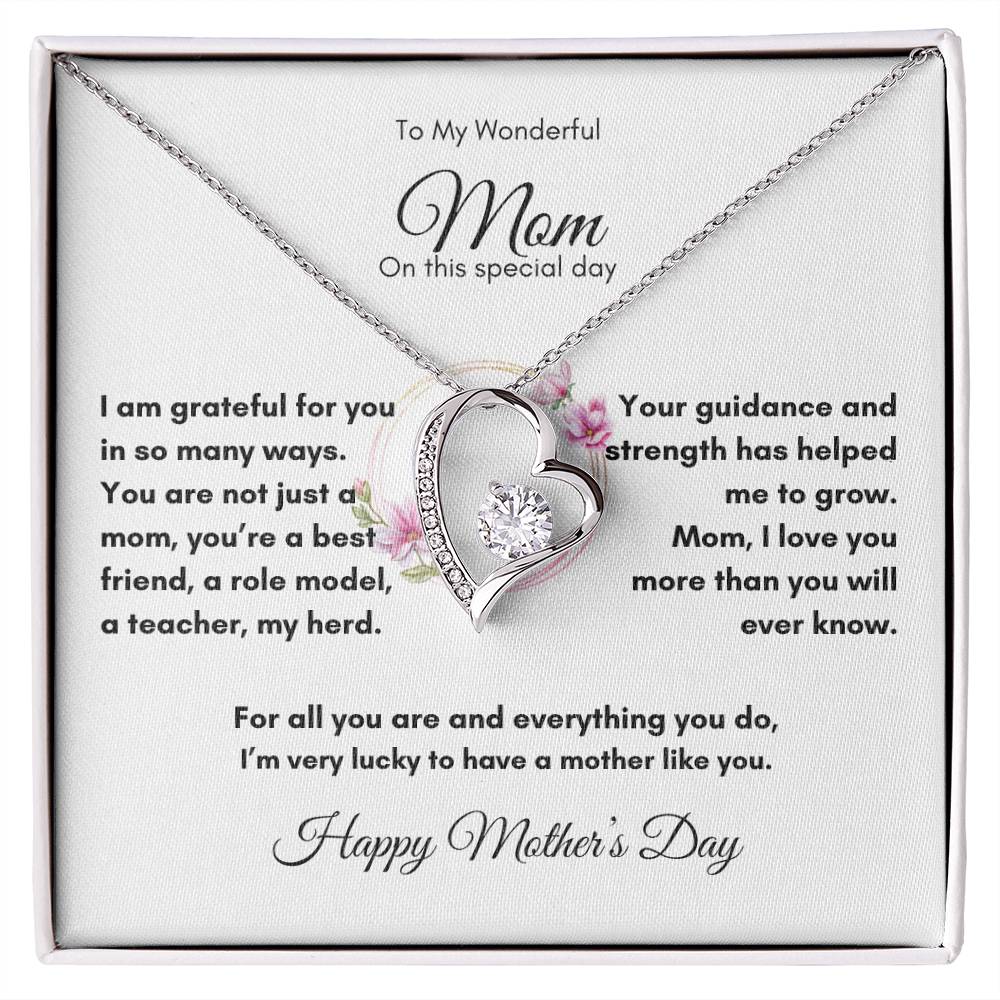 Gift For Mom I Forever Love Necklace I Mother's Day Gift