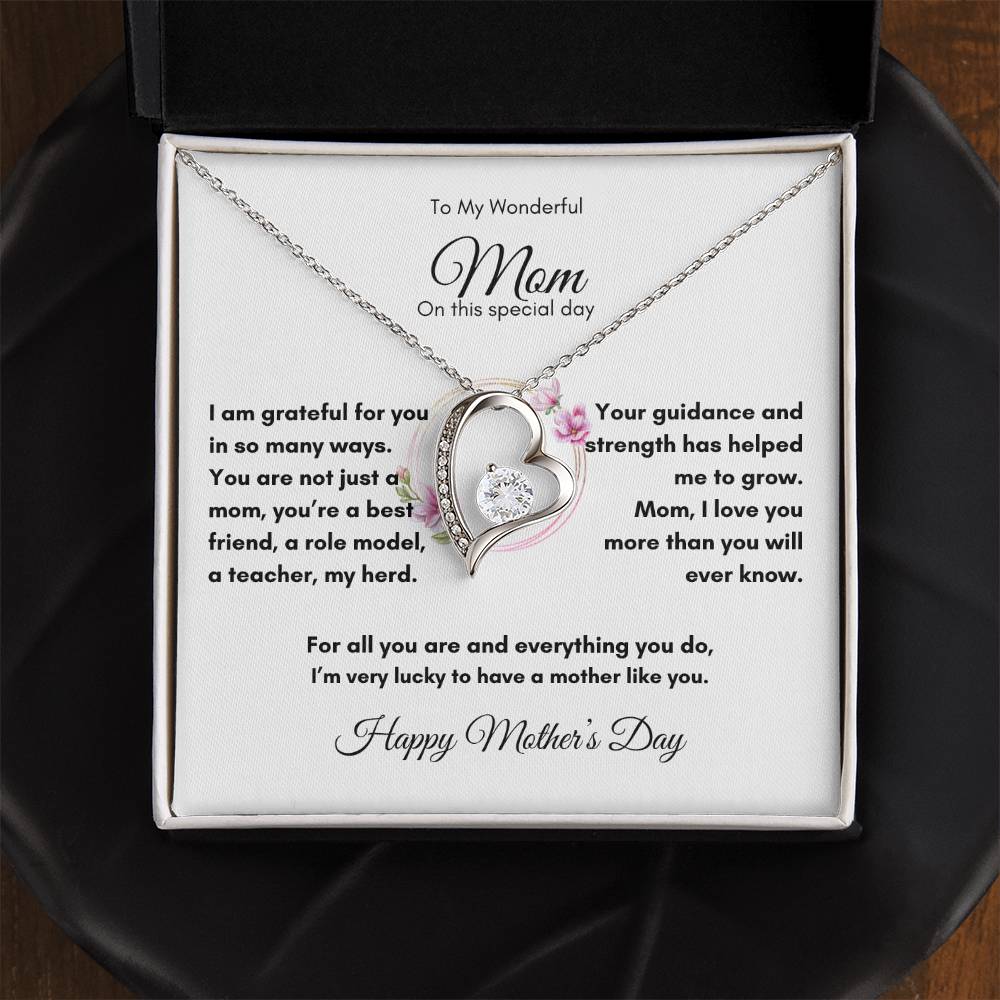 Gift For Mom I Forever Love Necklace I Mother's Day Gift