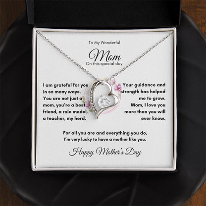 Gift For Mom I Forever Love Necklace I Mother's Day Gift