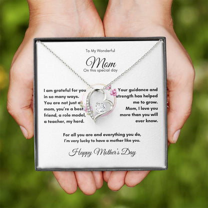 Gift For Mom I Forever Love Necklace I Mother's Day Gift