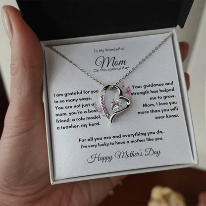 Gift For Mom I Forever Love Necklace I Mother's Day Gift